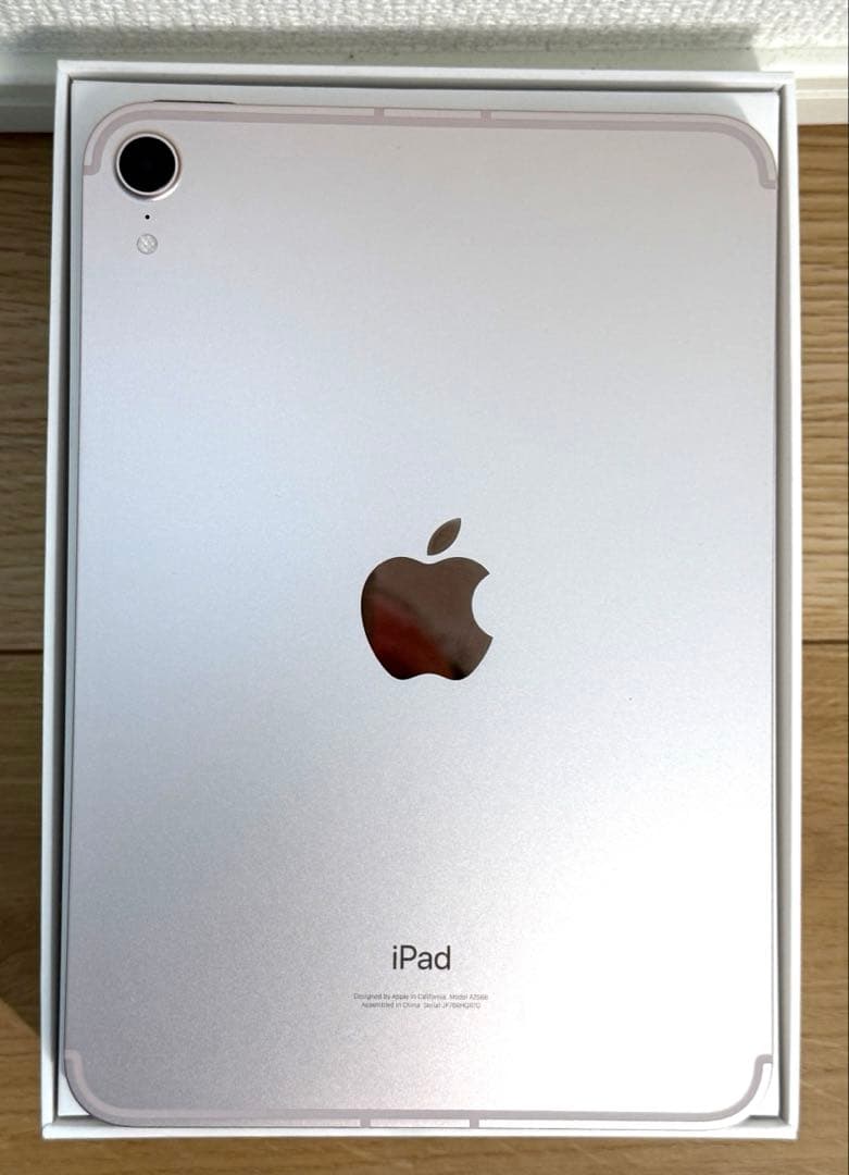 iPad mini 第6世代 SIMフリー 64GB ピンク カバー付