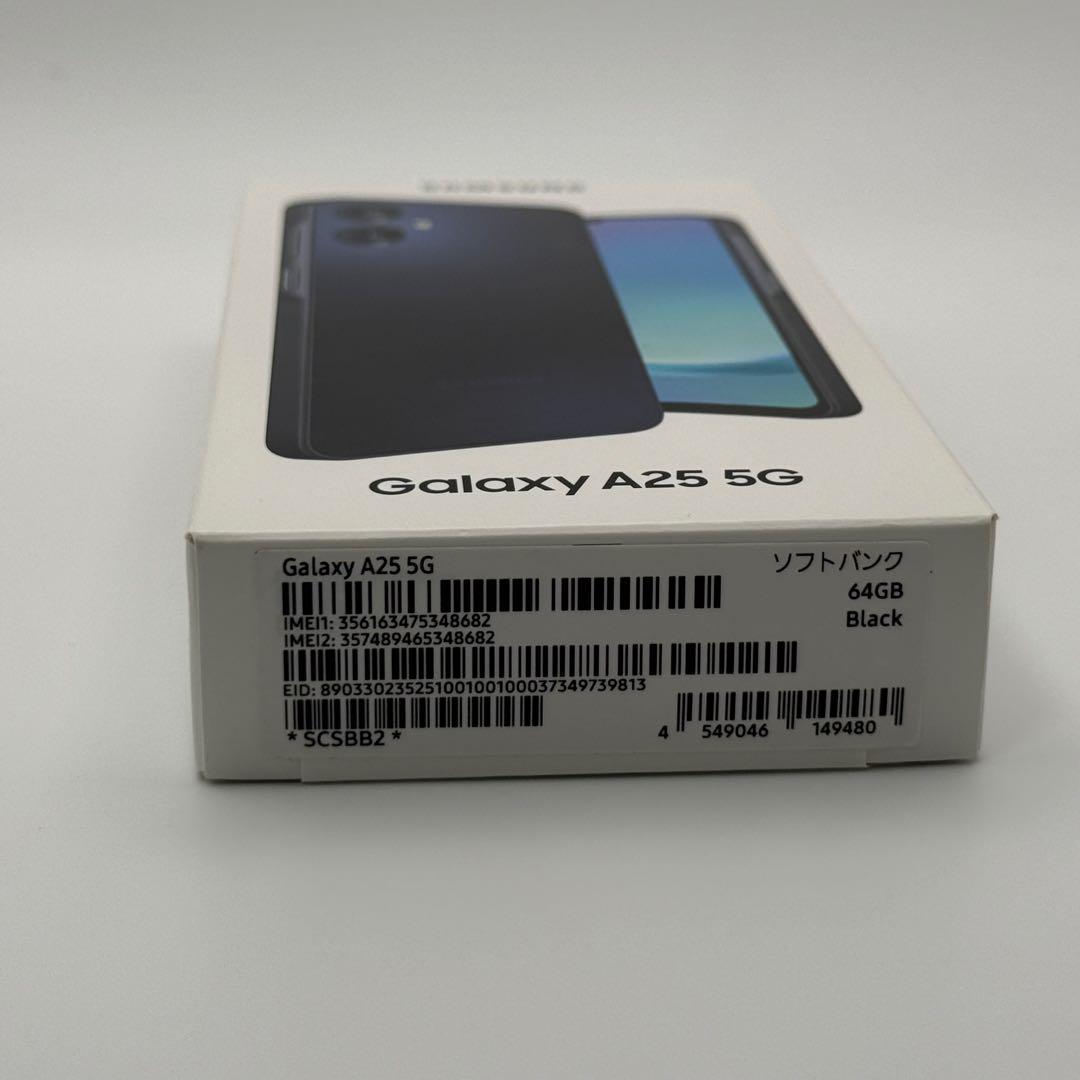 【新品】Samsung Galaxy A25 5G 64GB ブラック