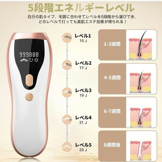【セール】脱毛器 光脱毛器 光美容器 男女兼用