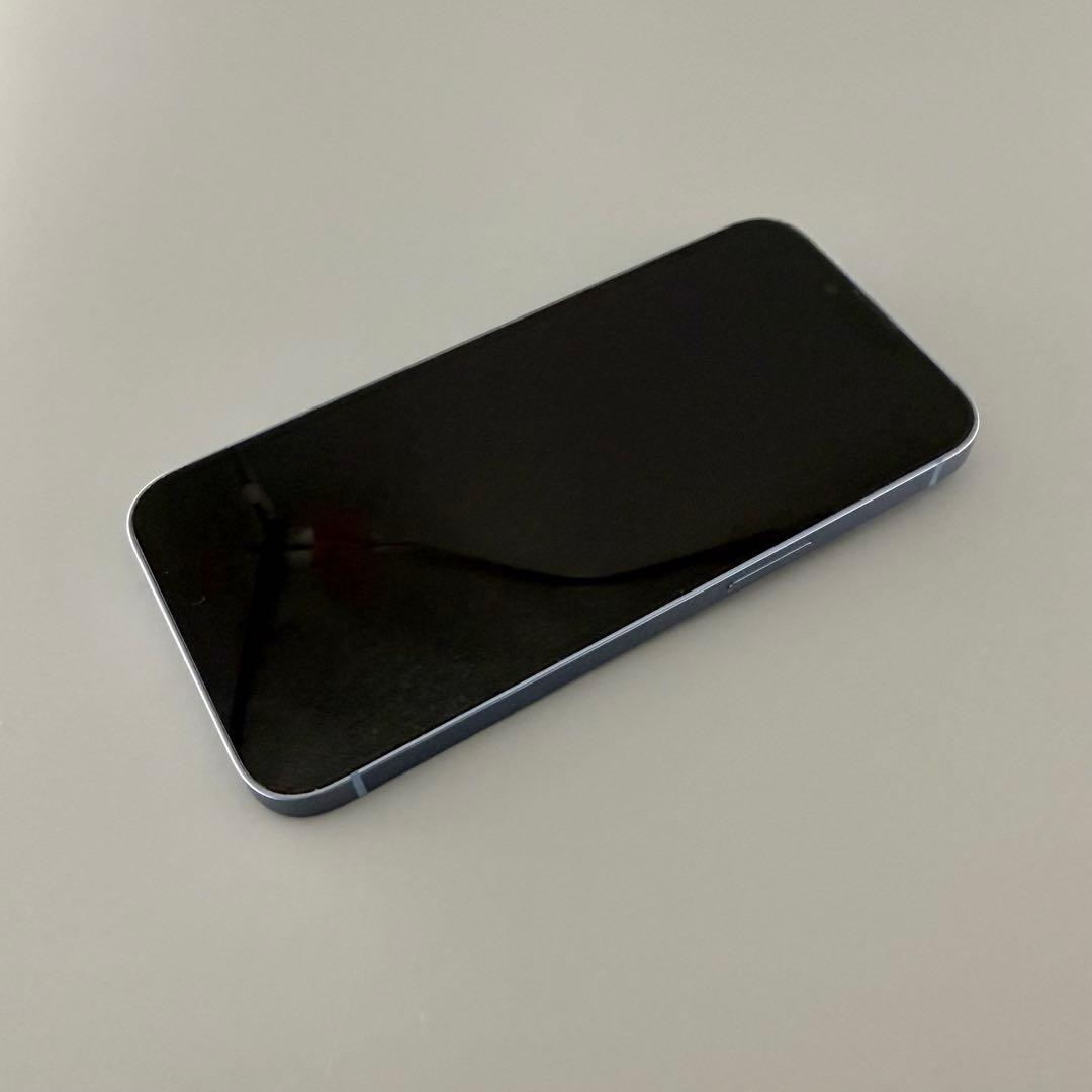 【美品】iphone14 ブルー　箱　ケーブル未使用