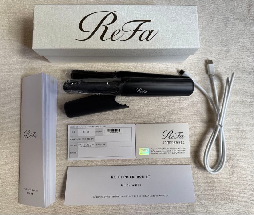 ReFa FINGER IRON ST RE-AS ブラック