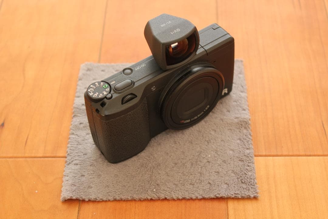 RICOH GR 初代 APS-C 外部ファインダーGV-1付き