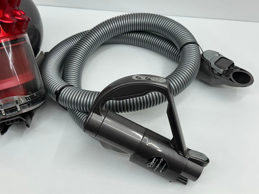 中古美品　動作保証　ダイソン　掃除機　ダスト　ホース セット　本体　赤　CY24