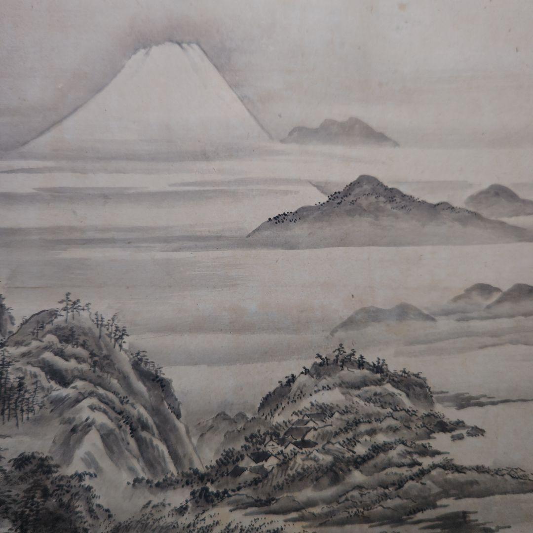 山水画掛け軸