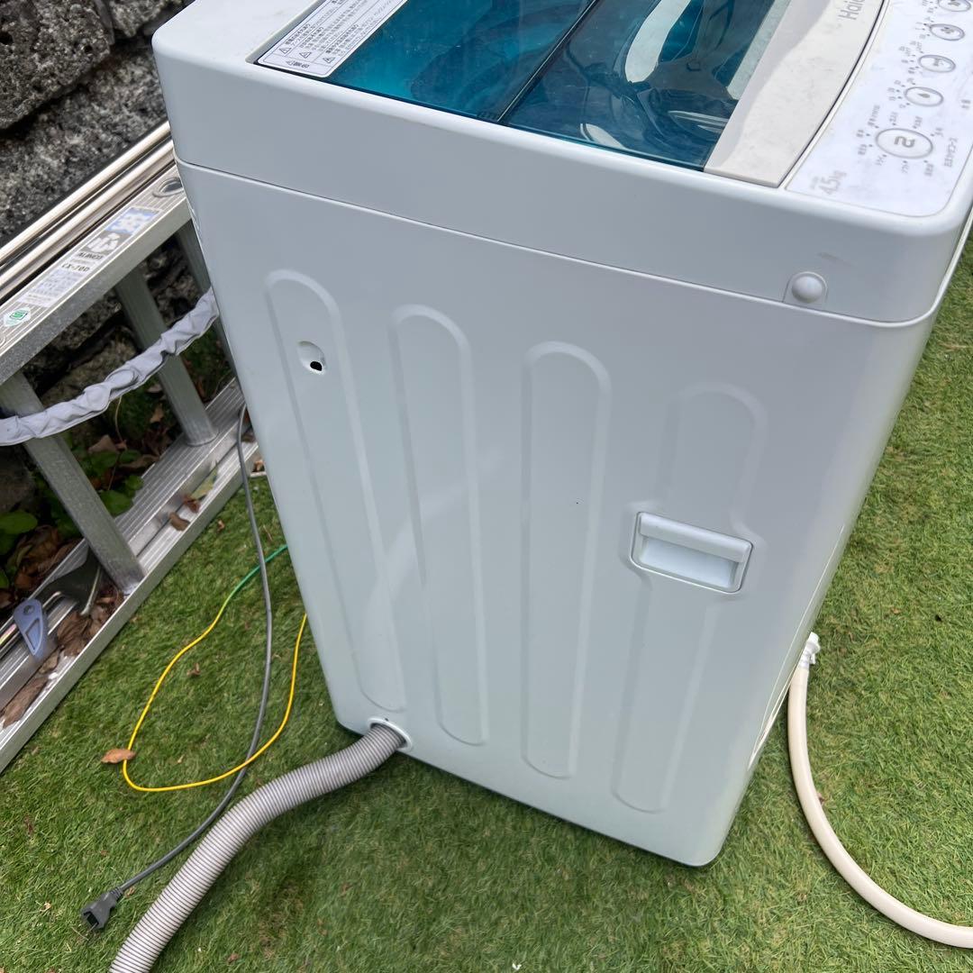 【横浜市内配達】ハイアール 洗濯機 JW-C45A 4.5kg 簡易乾燥付き