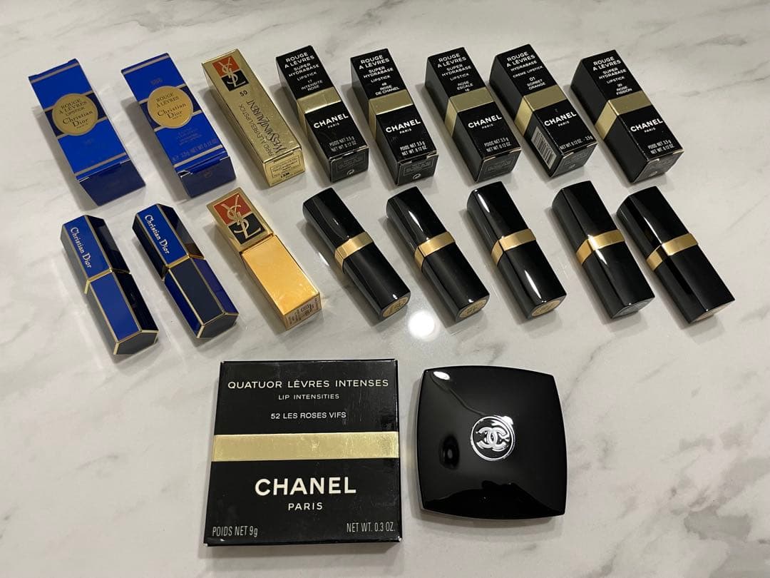 CHANEL Dior YSL口紅　まとめ売り インテリア仕様として
