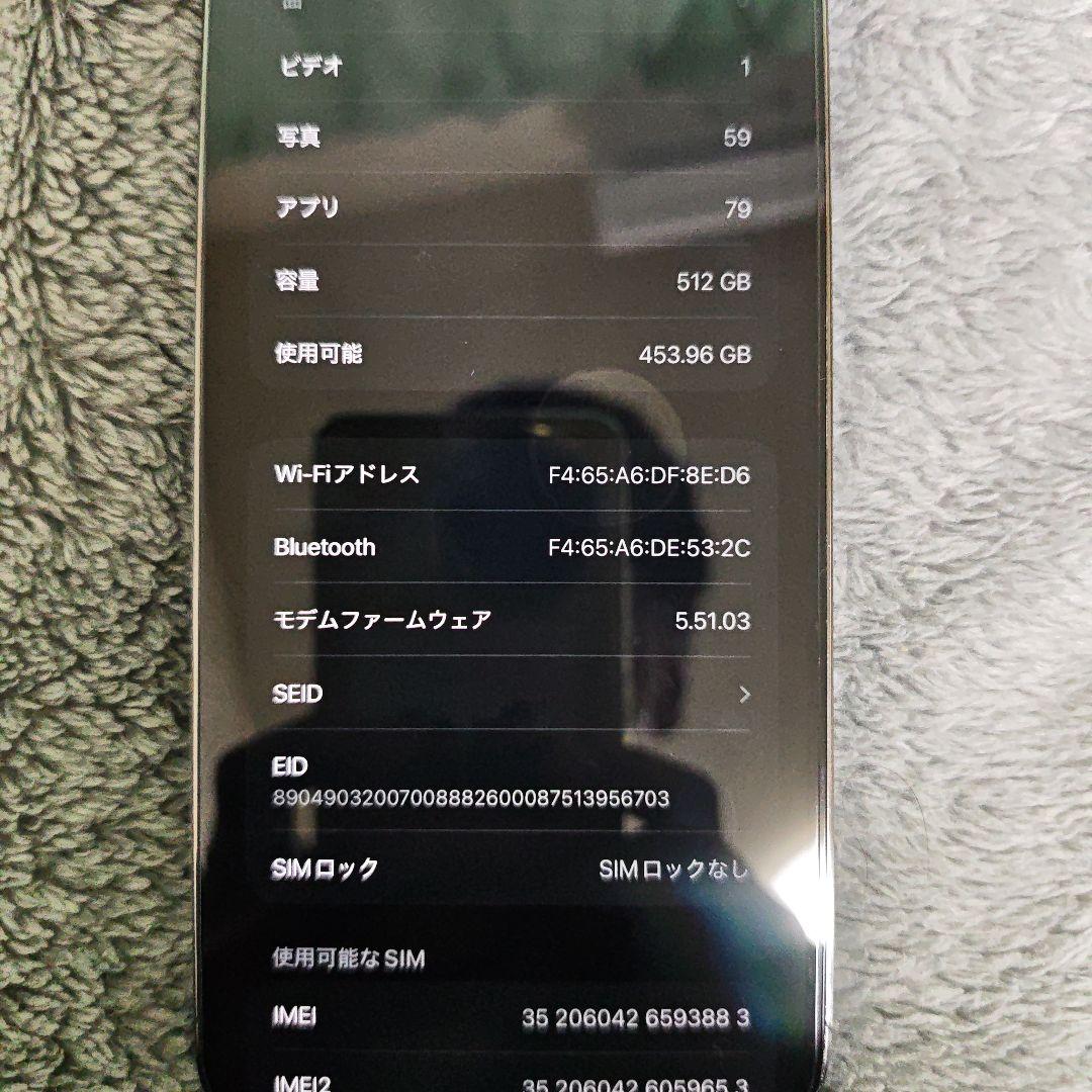 iPhone 13 Pro Max 512GB グラファイト