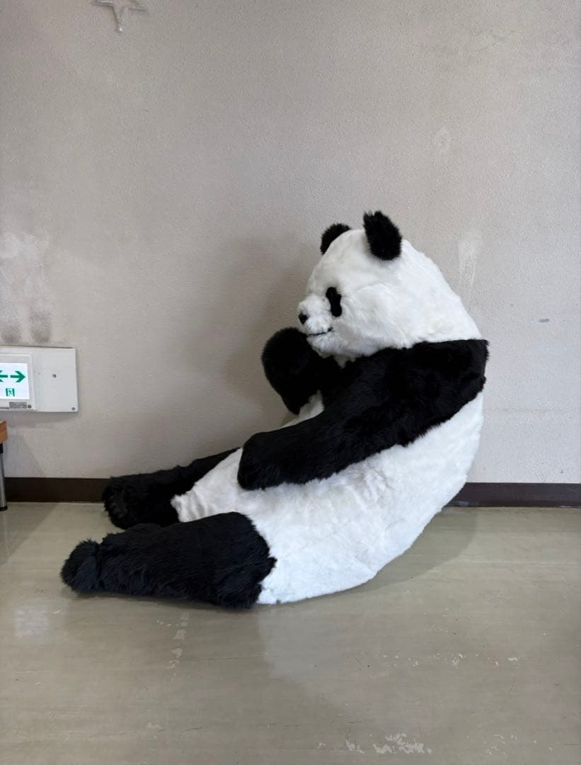 【期間限定値下げ！】パンダのオブジェほぼ実寸大造形【4/7まで！】