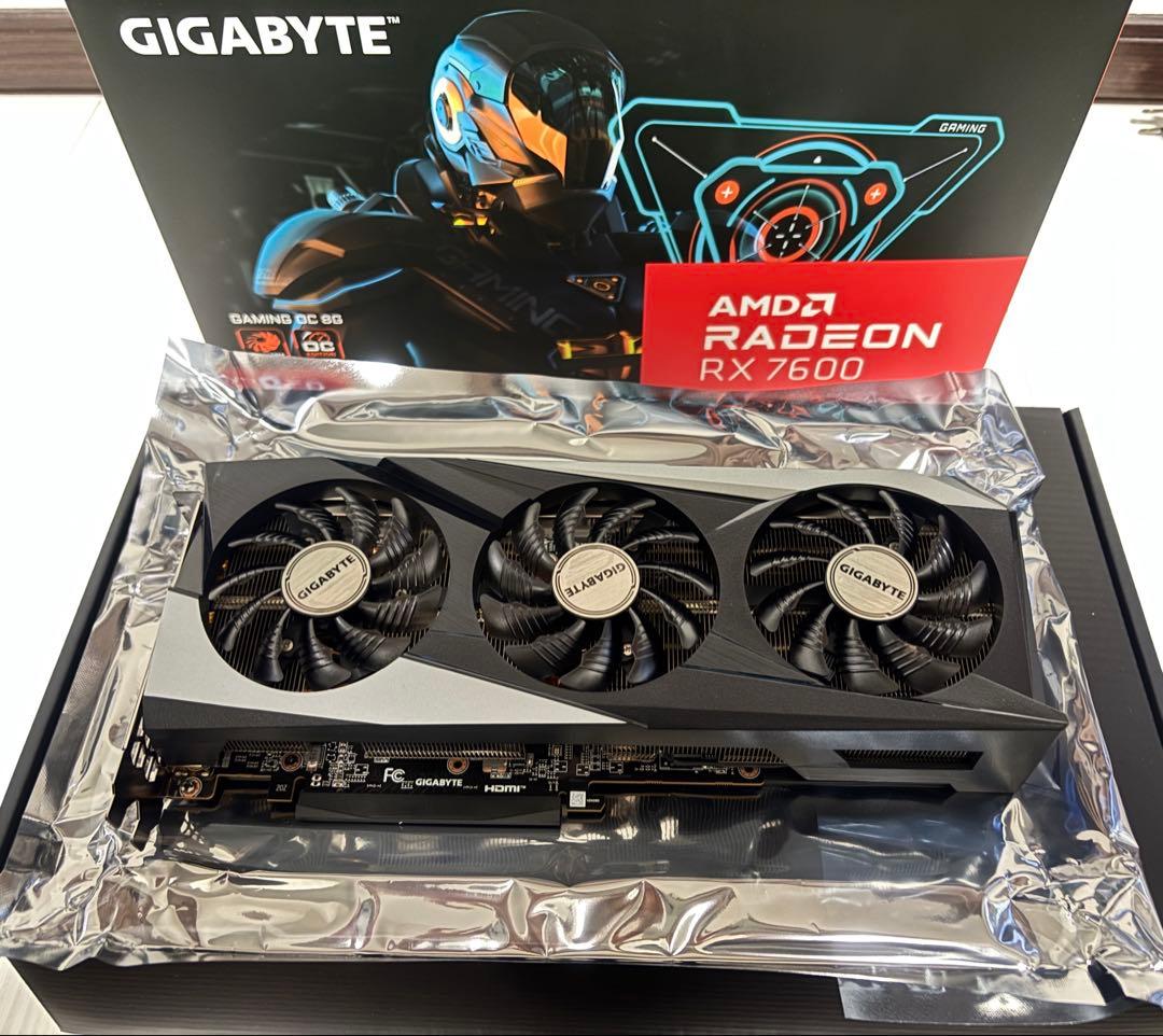 【未使用】GIGABYTE Radeon RX 7600 8GB
