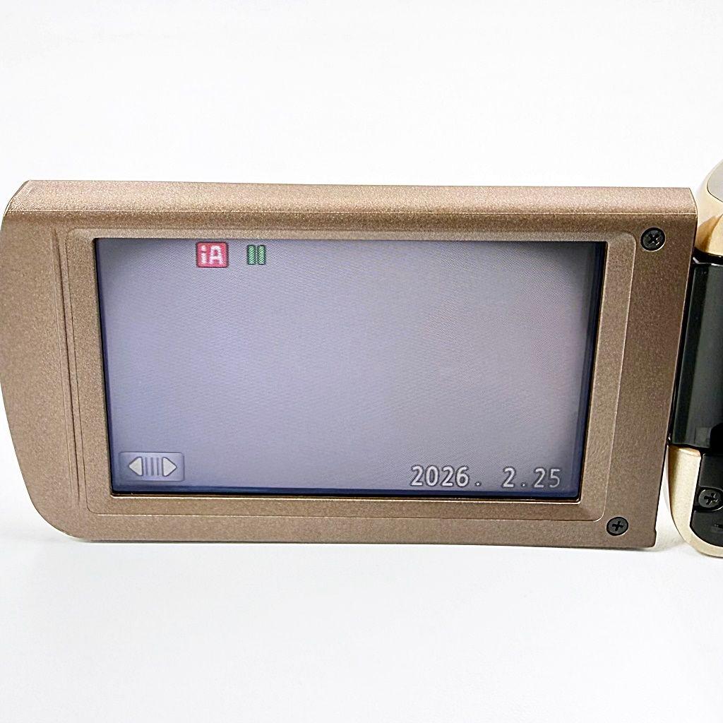 パナソニック HC-V300M ゴールドベージュ ビデオカメラレコーダー 中古