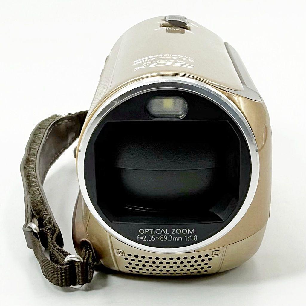パナソニック HC-V300M ゴールドベージュ ビデオカメラレコーダー 中古