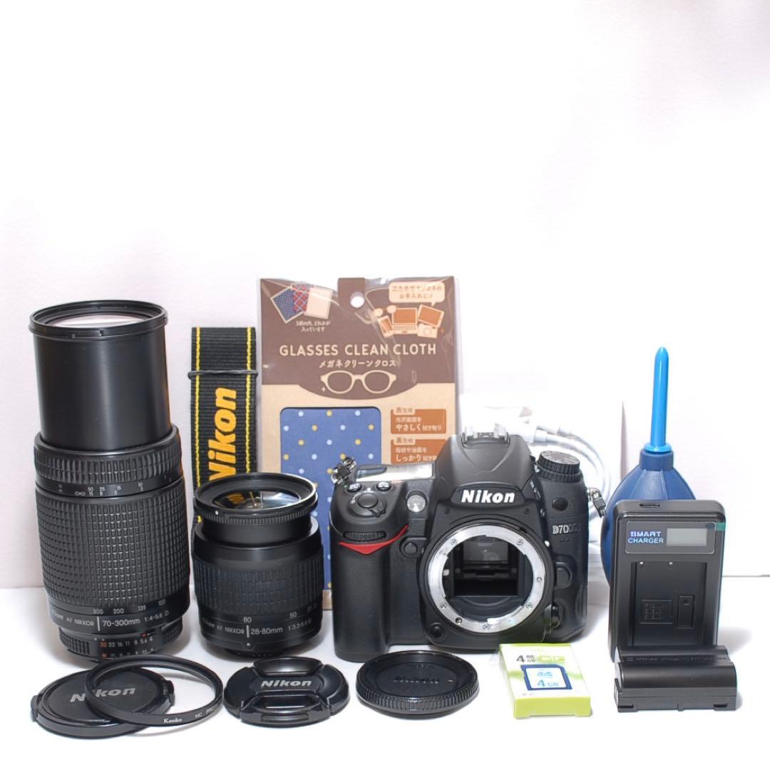 スポーツ観戦におすすめ✨高速連写✨Nikon D7000✨ニコン✨ダブルレンズ