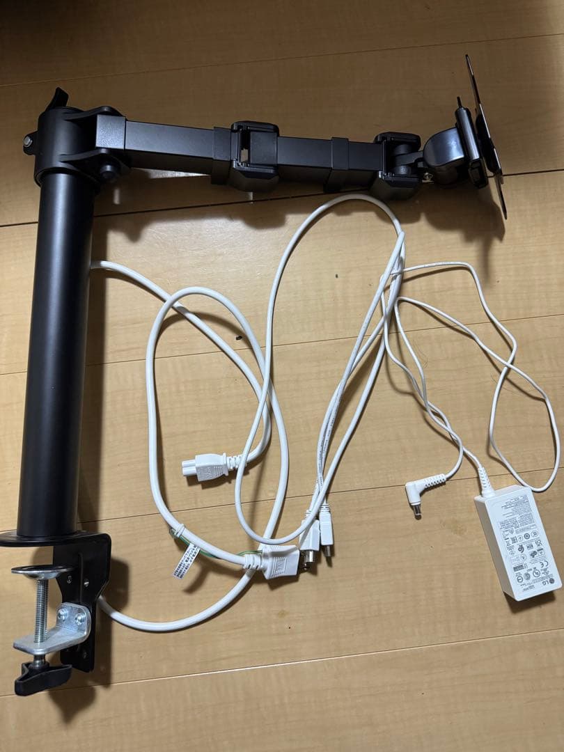 27UL500-W LG 箱、モニターアーム付き