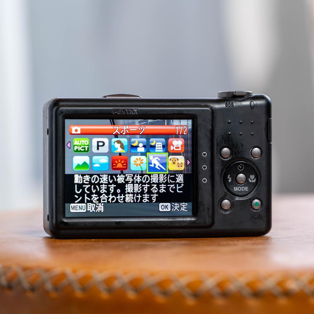 【可愛いすぎるコンデジ】PENTAX optio RZ10 ブラック