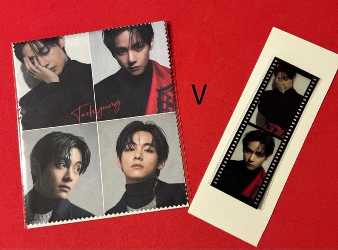 BTS V メタルブックマーク・フィルムフォト JUNGKOOK フィルムフォト