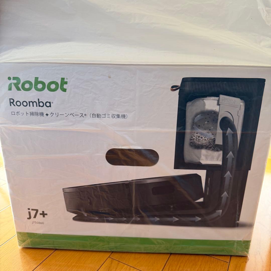 iRobot Roombaj7+ 自動掃除機 本体 ブラック