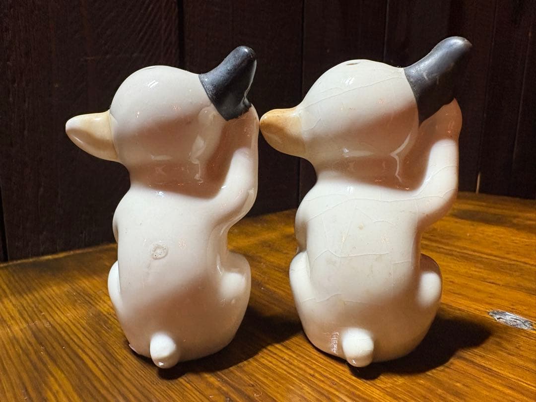 JAPAN製 Bonzo ソルト＆ペッパーシェイカー 50s 犬 ペア　ボンゾー