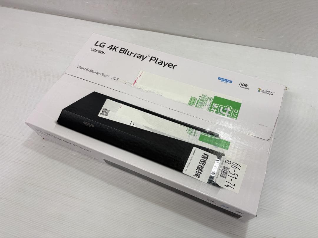 美品 LG 4K Ultra HD ブルーレイディスク プレーヤー UBK80S