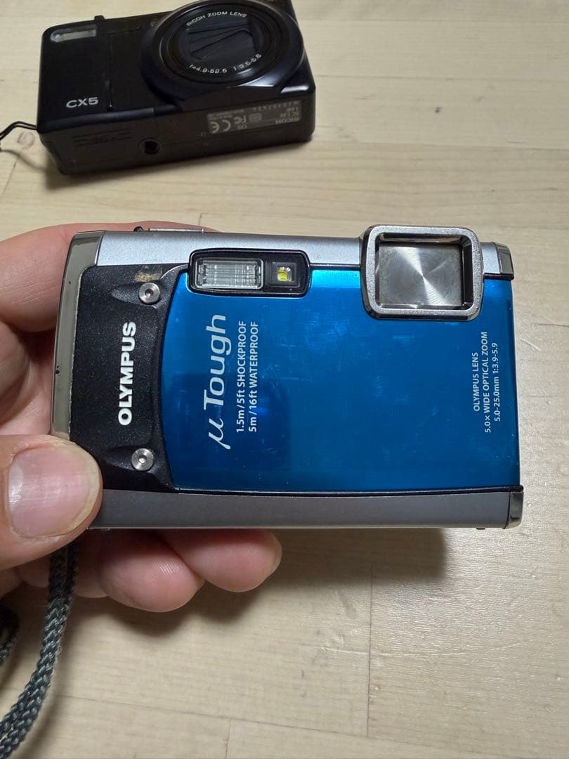 デジカメ　RICOH CX5 OLYMPUS μ touch ジャンク品セット