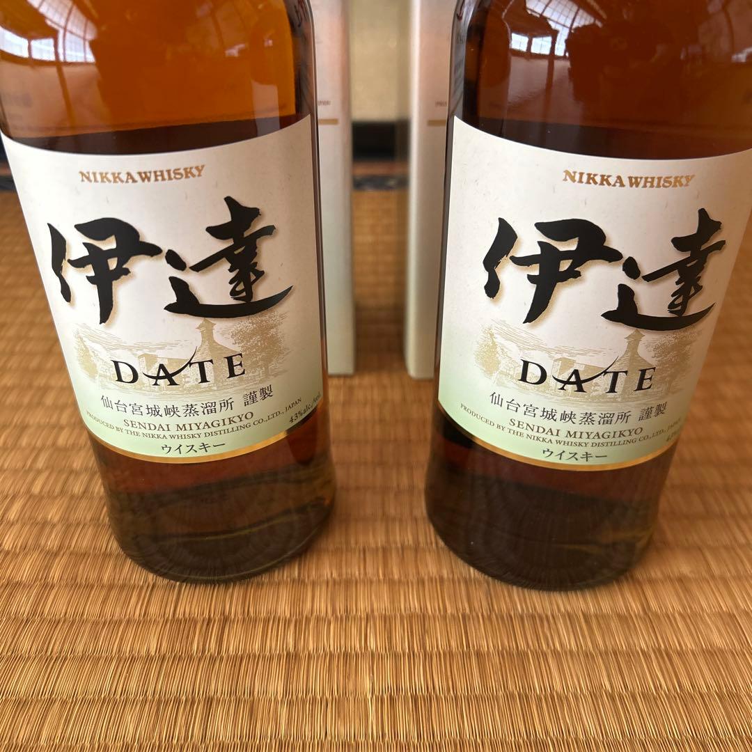 ニッカウイスキー　伊達　2本セット　箱付き　 宮城峡蒸溜所 ウイスキー