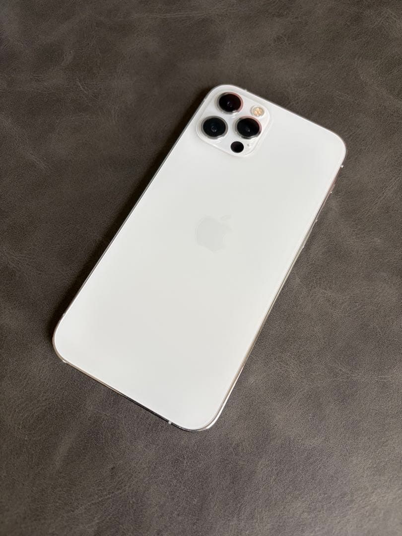 【美品】iPhone12 pro 128G ホワイト バッテリー100%