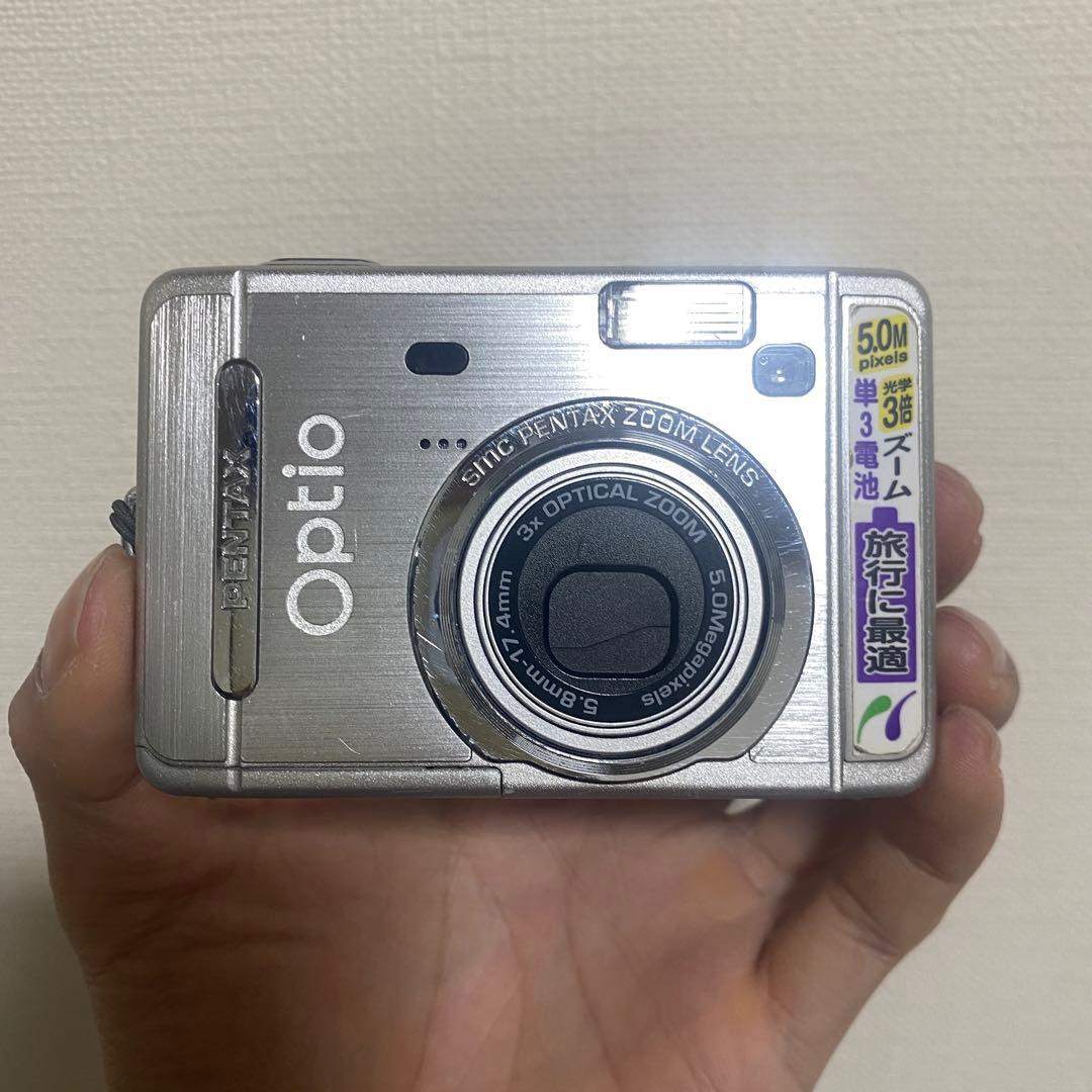PENTAX Optio S50 動作確認済み 液晶ムラあり 単3電池対応