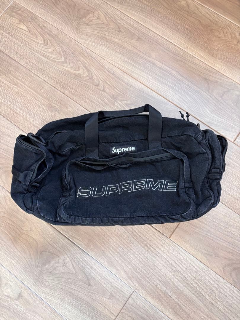 旅行かばん・小分けバッグ Supreme Denim Duffle Bag Black