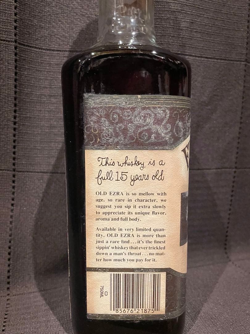特級表記OLD EZRA 15年 エズラブルックス オールドエズラ15年