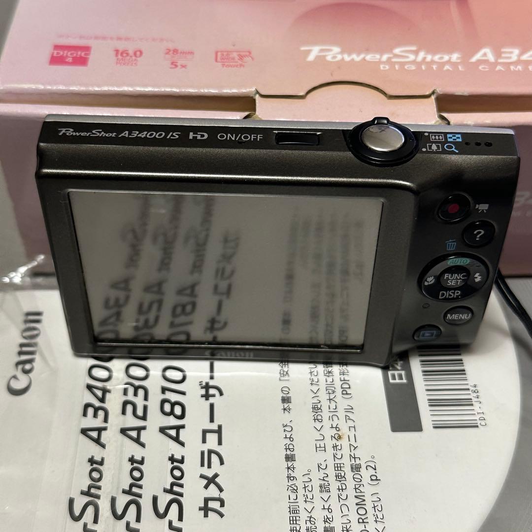 CANON PowerShot A3400IS HD シャッター動作確認済み
