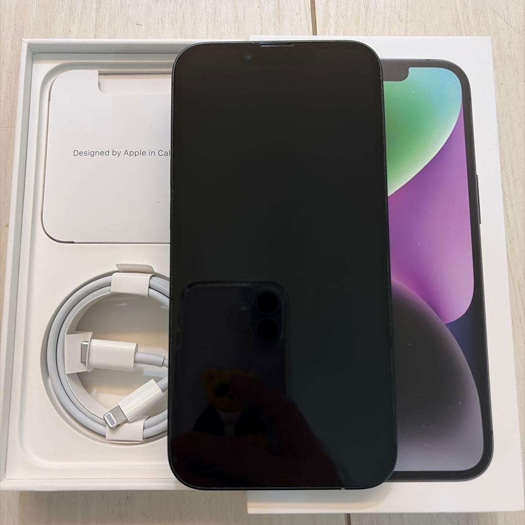 週末限定値下げ(^^)✷美品✷Apple iPhone 14 ブラック 本体