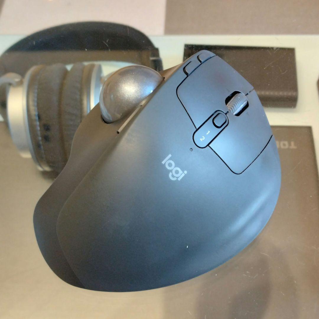 Logicool MX ERGO MXTB1s Kailh製静音ボタン交換済