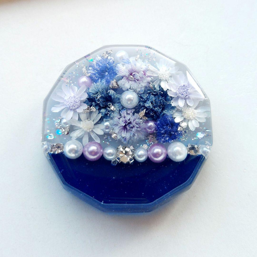 【1498】レジン　ヘアゴム　ポニーフック　ブロ―チ　ハンドメイド