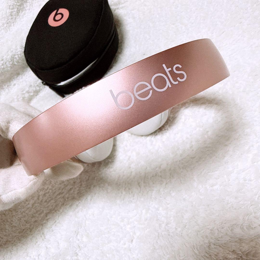 Beats ワイヤレスヘッドホン ローズゴールド