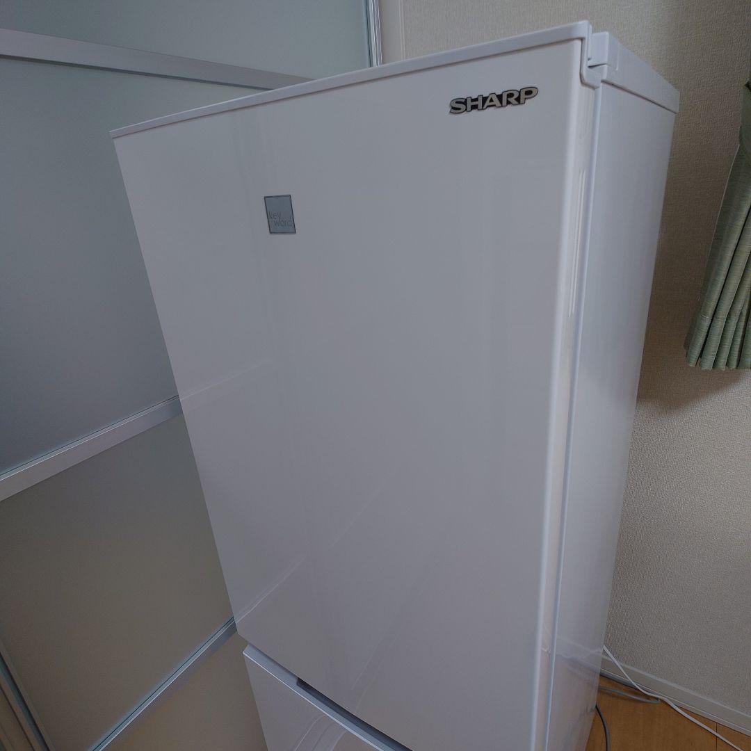 シャープ　冷蔵庫　SJ-18E8-KW　2021年製