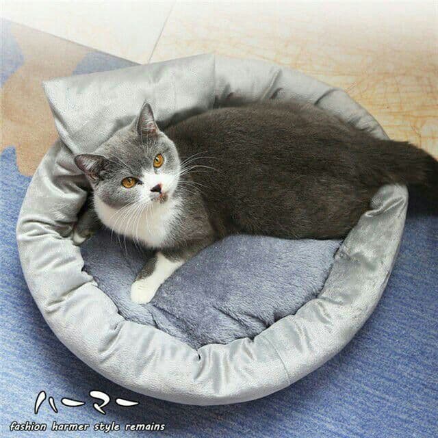 ペットハウス ペット用ベッド 3点セット枕 犬 猫 ベッド 犬用品?猫用品1