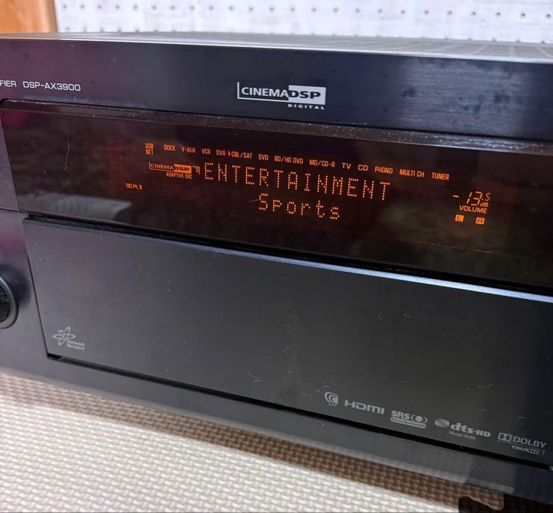 【4-21】YAMAHA DSP-AX3900 リモコン付 動作確認済み