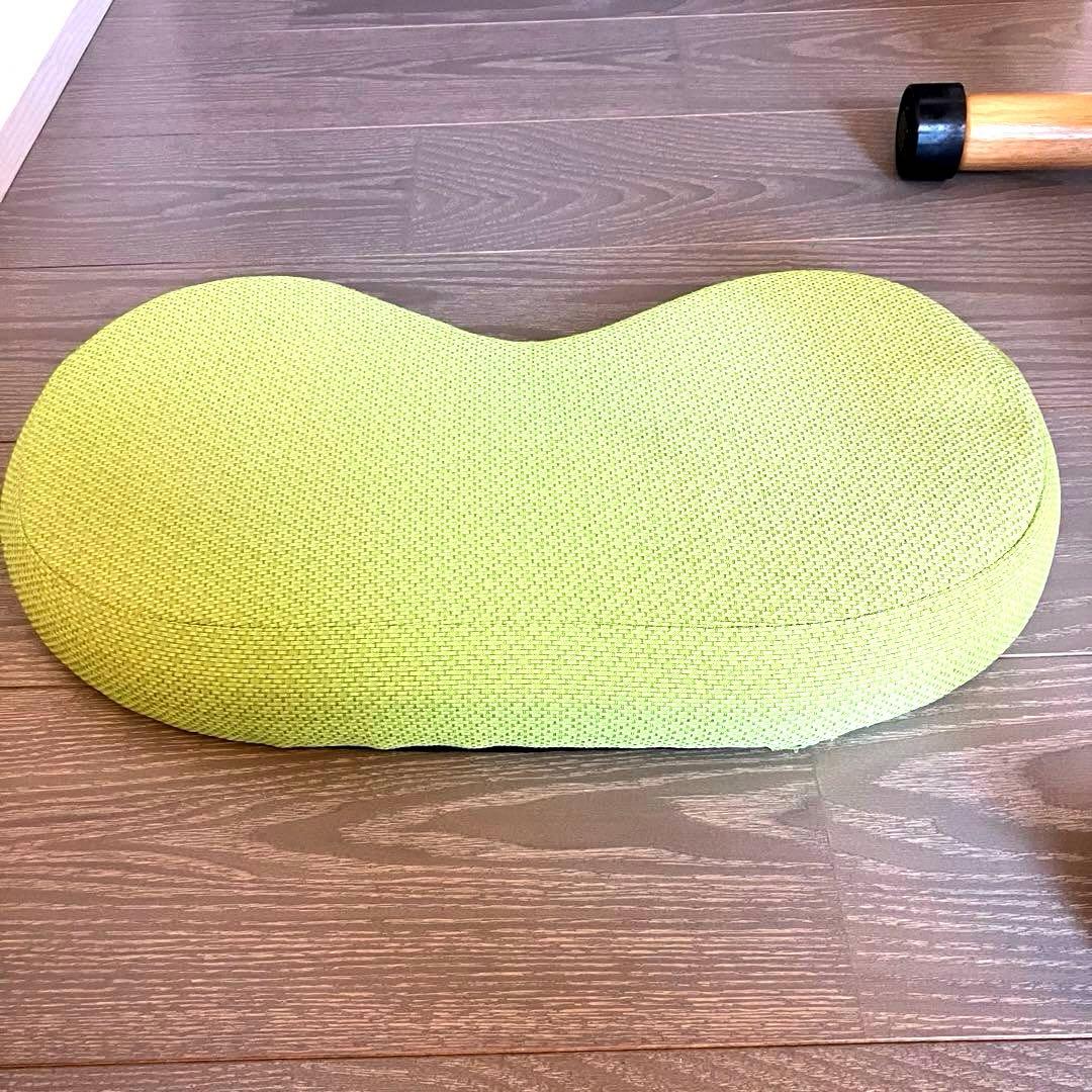 良品 宮武製作所 プロポーションチェア バランスチェア クッション付き グリーン