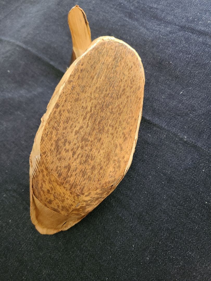 3体の確認画像 木製 竹製 バンブー デコイ 水鳥 カモ 置物
