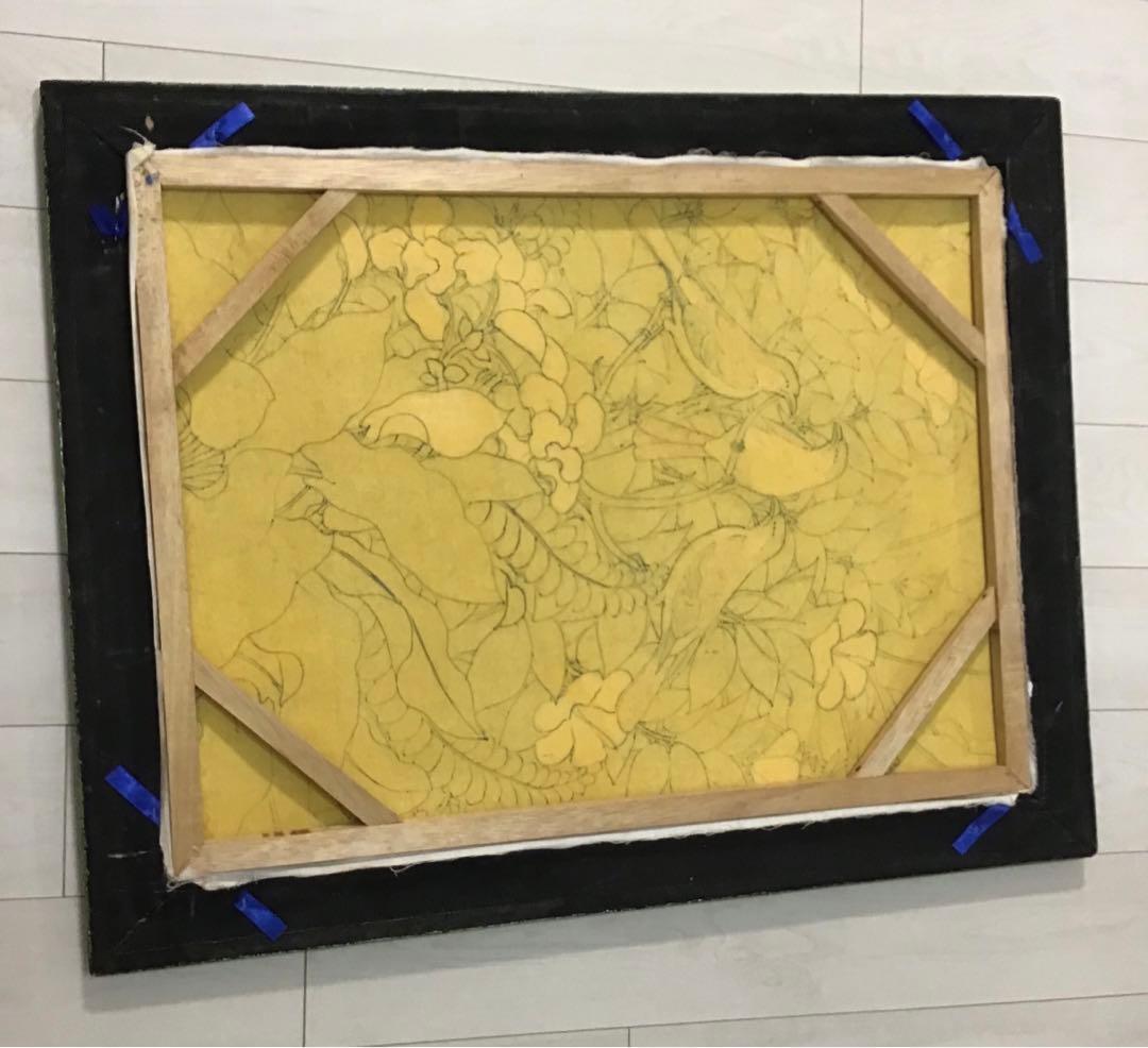 バリ島絵画　縦94センチ　横75センチ