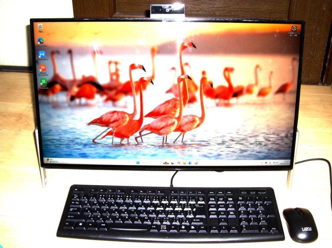 ★WIN11富士通モニター一体型パソコン FMVFH77/B1・SSD500GB