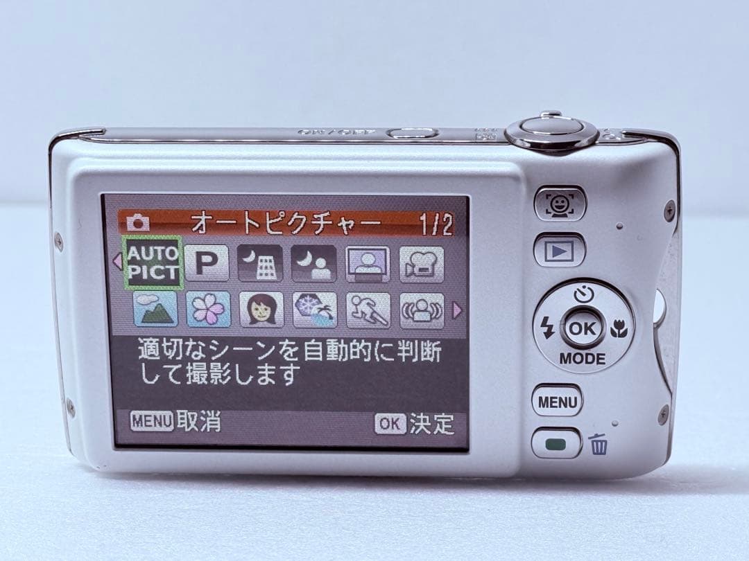 PENTAX Optio P80 ホワイト 動作確認済 コンデジ レトロ エモい