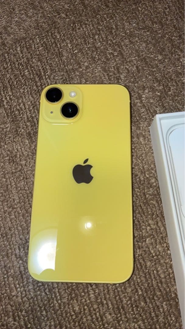 Apple iPhone 14 イエロー本体 128GB 正規新品バッテリー