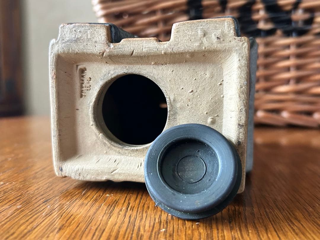 英国　Tremar Pottery ヴィンテージ ストーンウェア　パブ　貯金箱