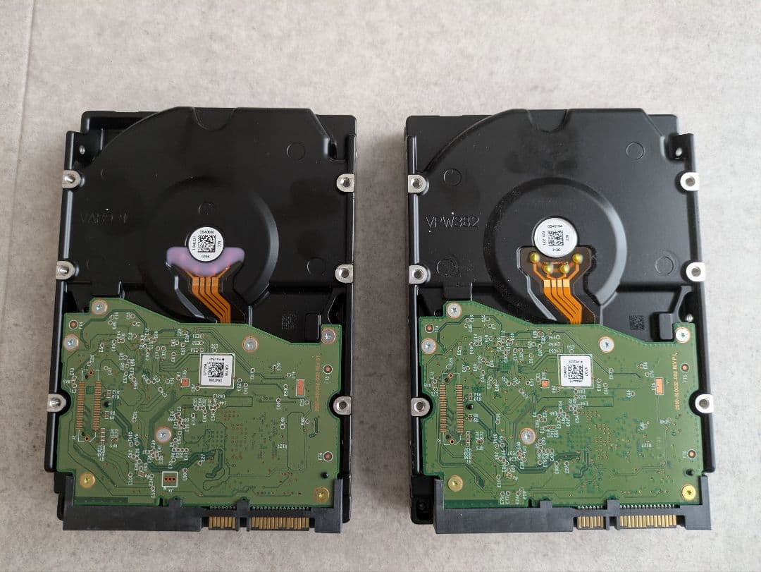【HDD】16TB(8TB*2) NAS用(Western Digital)