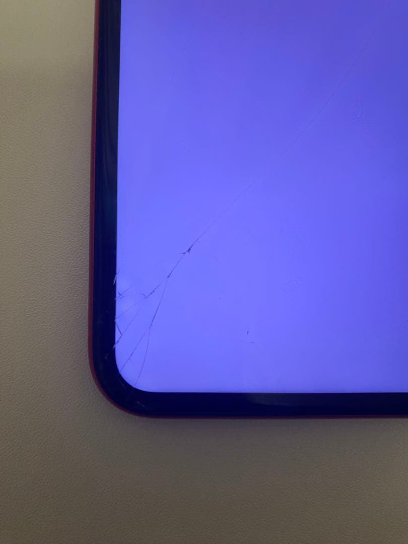【画面割れ】Apple iPhone11 レッド