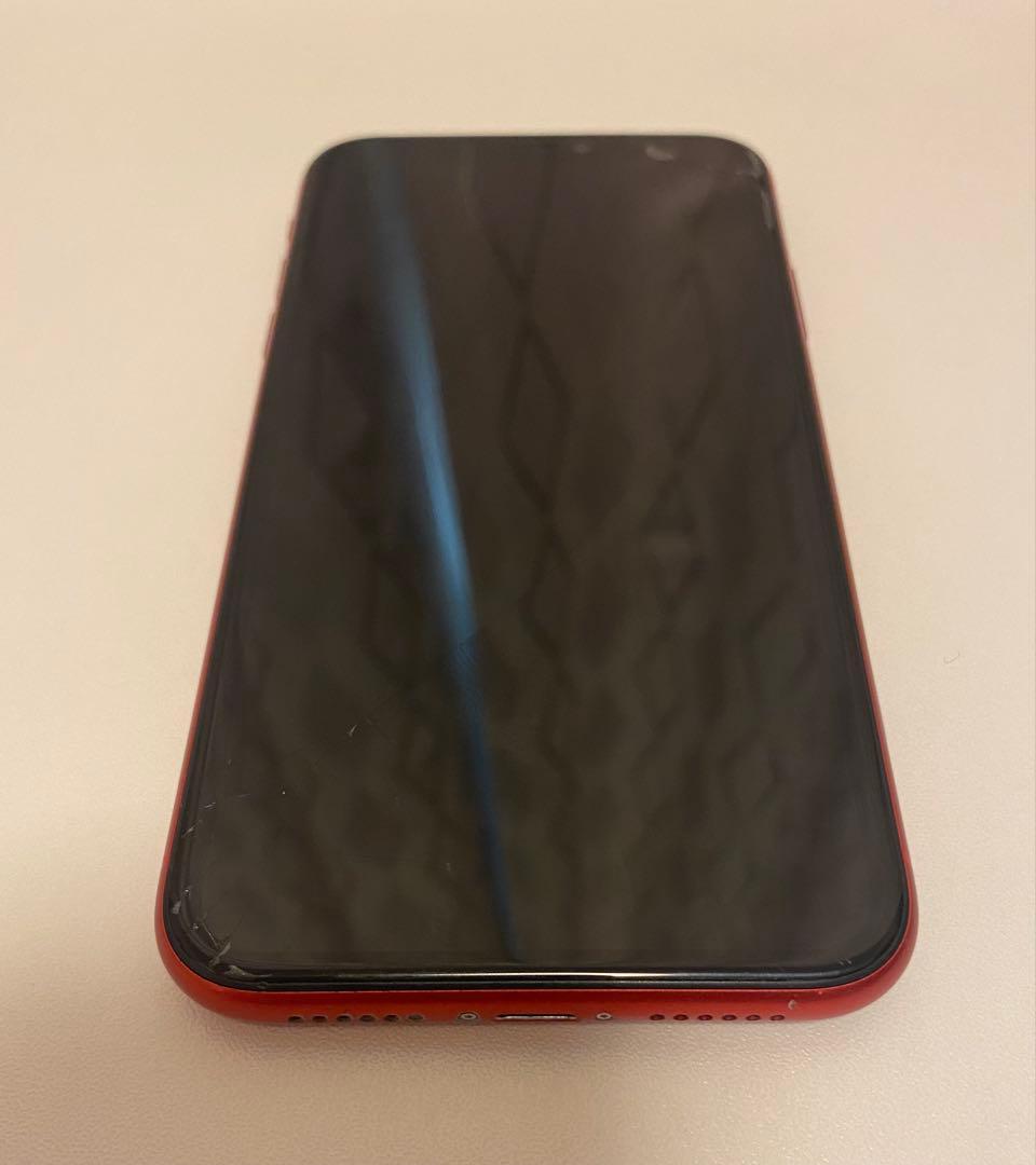 【画面割れ】Apple iPhone11 レッド