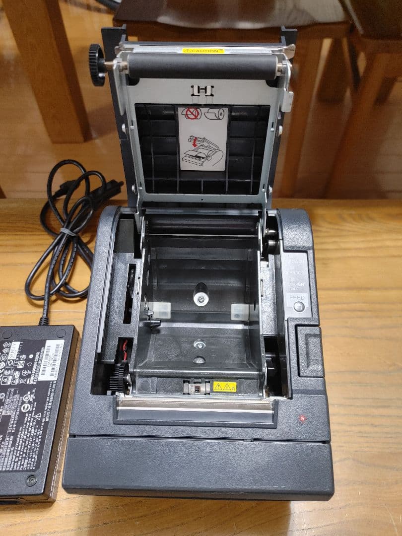 【動作確認済】EPSON レシートプリンター TM-T88V（電源付）