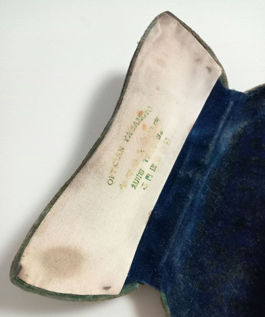 古い眼鏡 眼鏡ケース レンズ 大正 昭和初期 レトロ アンティーク