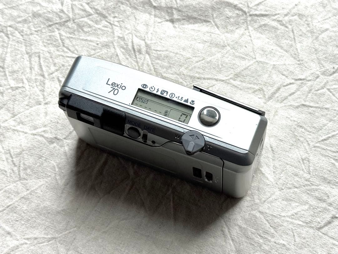 ⌘完動品！ 電池付き、作例あり！ Konica Lexio 70⌘