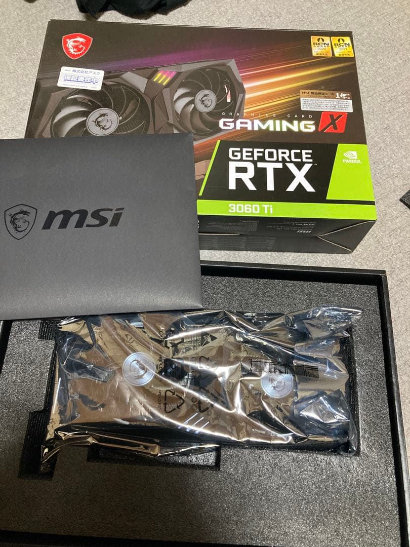 グラフィックボード・グラボ・ビデオカード MSI GeForce RTX 3060 Ti Gaming X
